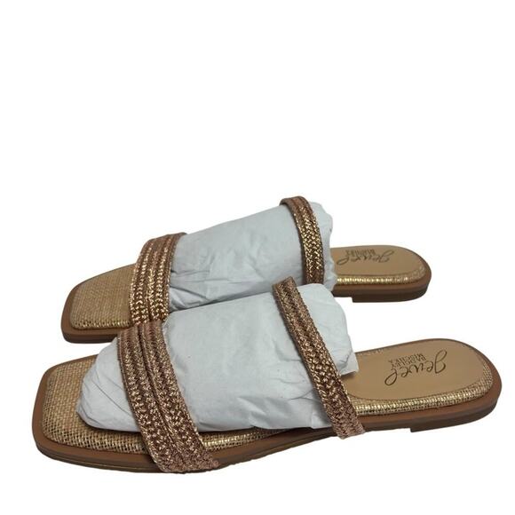 JEWEL BADGLEY MISCHKA HELENA SLIDE SANDAL WOMEN SIZE 9.5 BRAND NEW WITH BOX - Picture 1 of 9